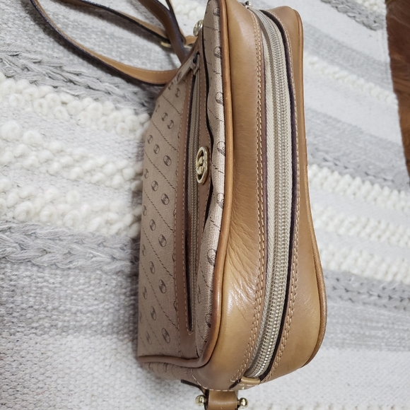 VINTAGE GUCCI Brown Cross body Purse - Picture 4 of 12